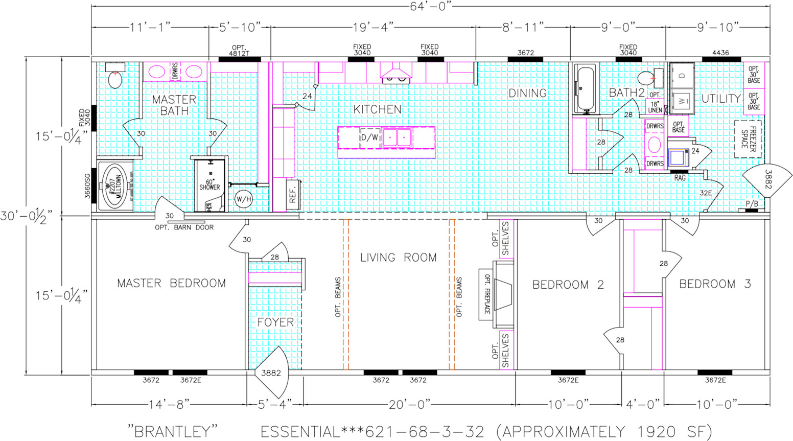The Brantley Floorplan