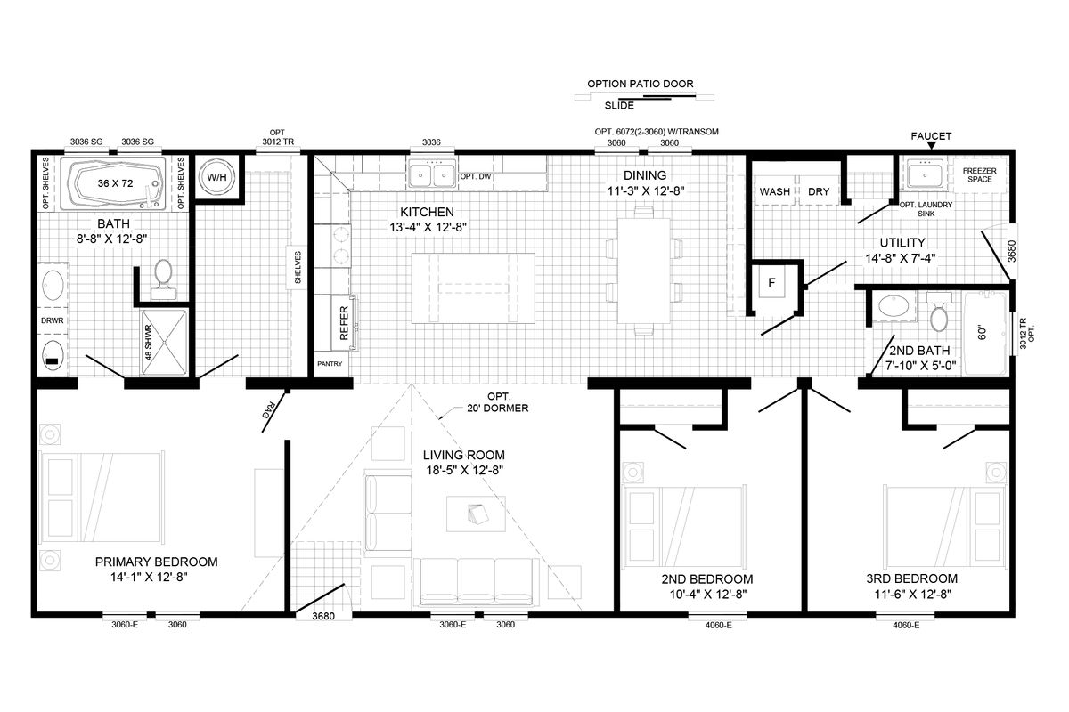 The Jefferson Floorplan