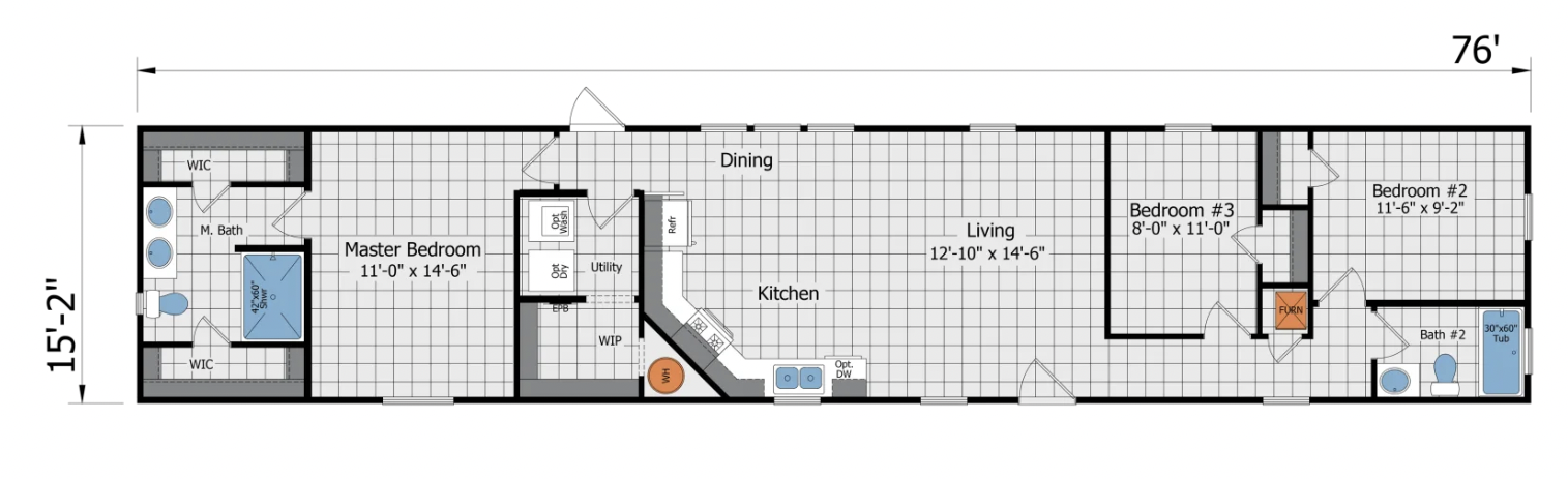 The Tulane by Champion Floorplan