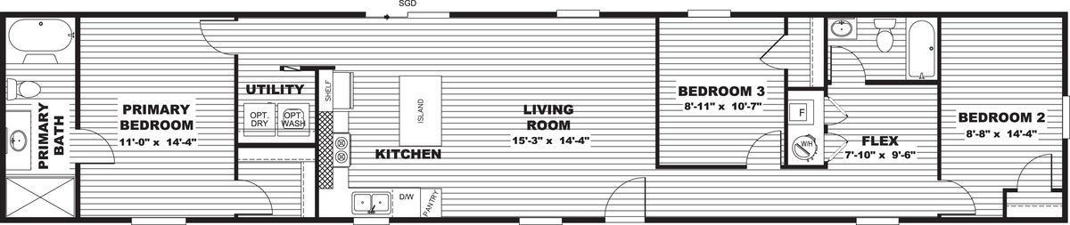 Splendor by Tru MH Floorplan