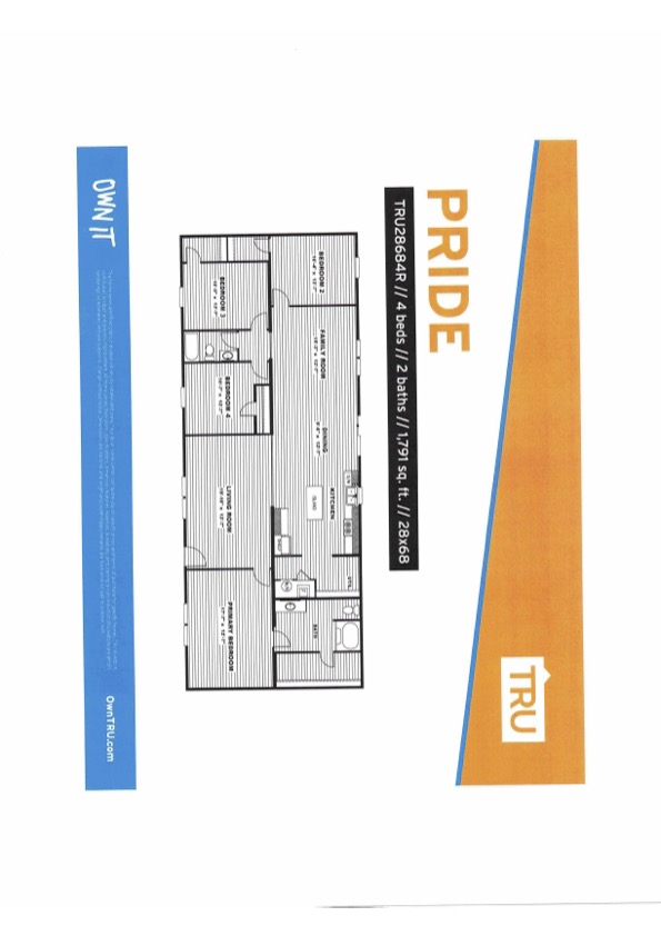  The Pride - 4/2  Floorplan