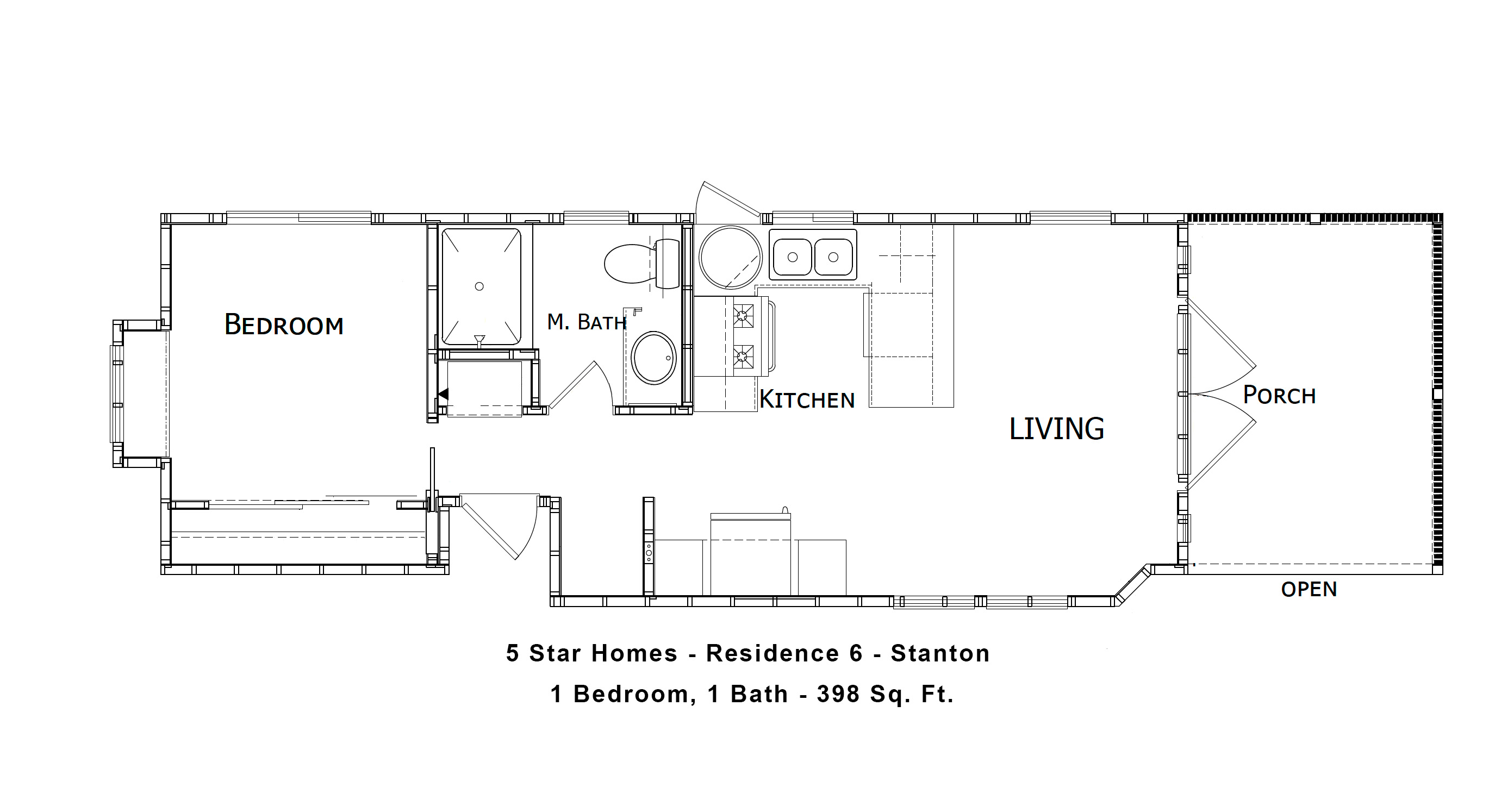 5 Star Homes - Residence 6 - Stanton Floorplan