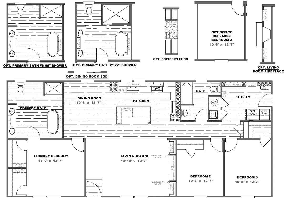 Reserve 60 By Clayton Floorplan