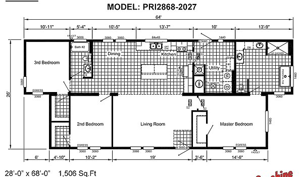 Prime/2027 by Sunshine  Floorplan