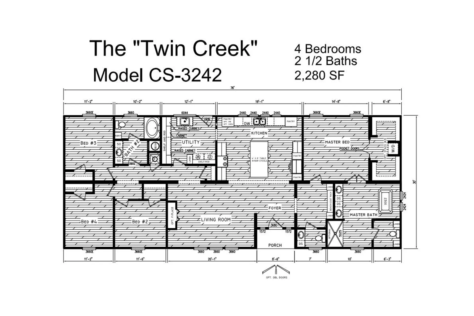 #13 Twin Creek Floorplan